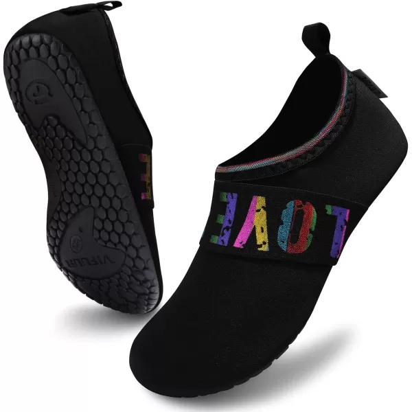 VIFUUR Water Sports Shoes Barefoot Quick-Dry Aqua Yoga Socks Slip-on for Men Women