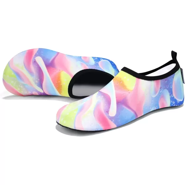 VIFUUR Water Sports Shoes Barefoot Quick-Dry Aqua Yoga Socks Slip-on for Men Women