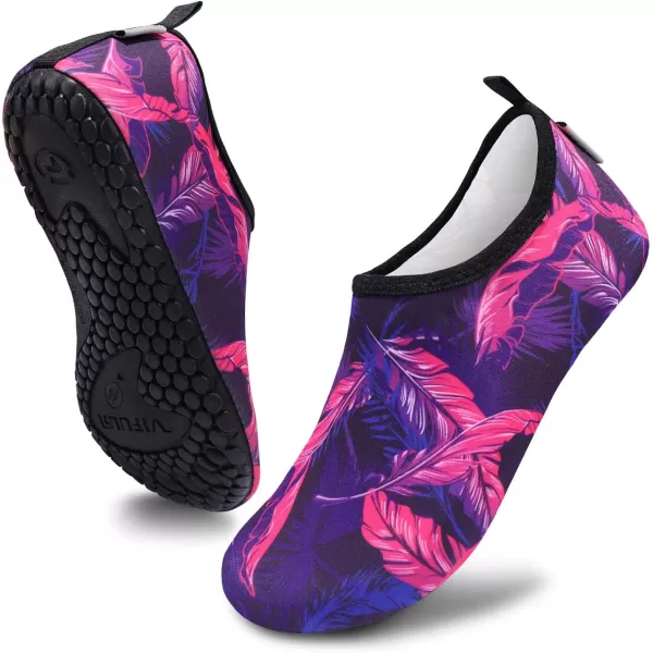 VIFUUR Water Sports Shoes Barefoot Quick-Dry Aqua Yoga Socks Slip-on for Men Women