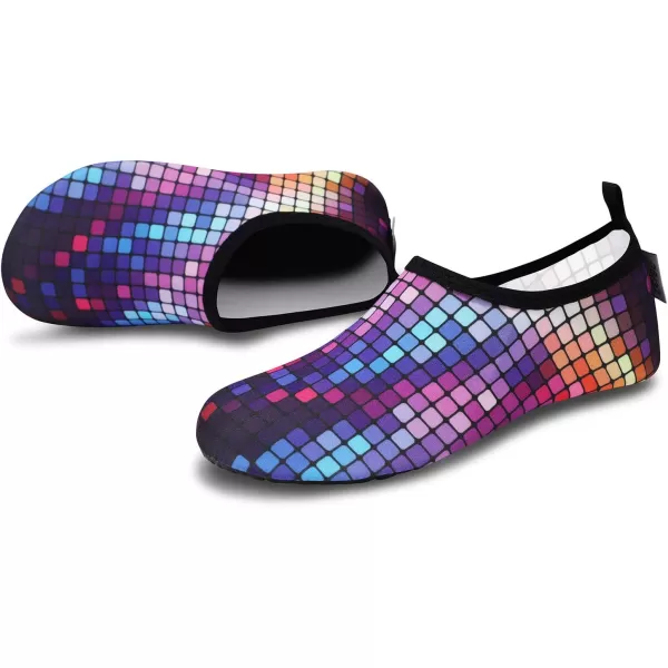 VIFUUR Water Sports Shoes Barefoot Quick-Dry Aqua Yoga Socks Slip-on for Men Women