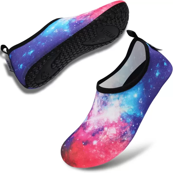 VIFUUR Water Sports Shoes Barefoot Quick-Dry Aqua Yoga Socks Slip-on for Men Women