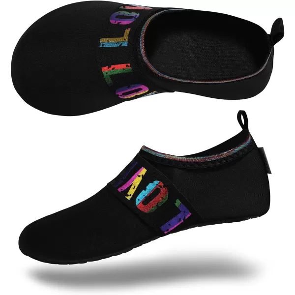 VIFUUR Water Sports Shoes Barefoot Quick-Dry Aqua Yoga Socks Slip-on for Men Women