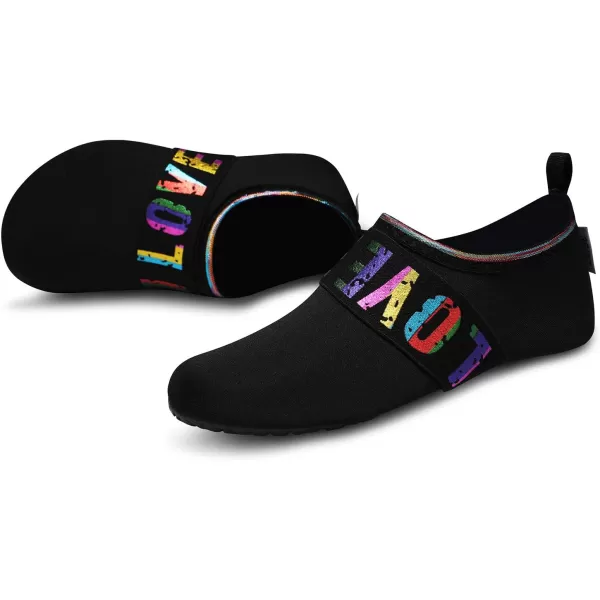 VIFUUR Water Sports Shoes Barefoot Quick-Dry Aqua Yoga Socks Slip-on for Men Women