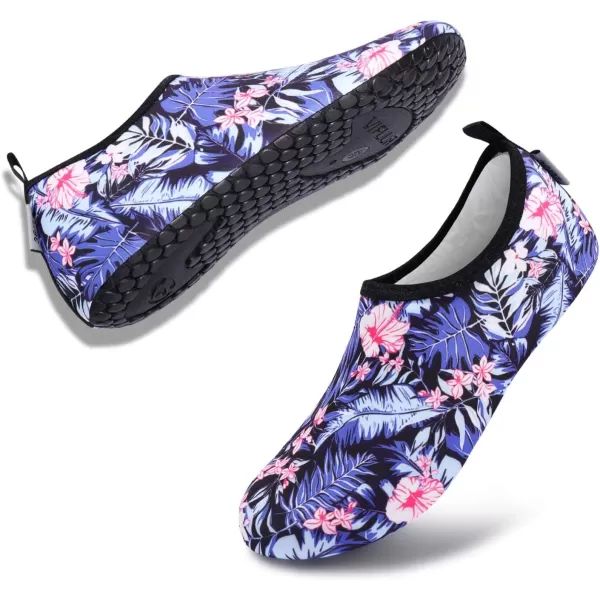 VIFUUR Water Sports Shoes Barefoot Quick-Dry Aqua Yoga Socks Slip-on for Men Women
