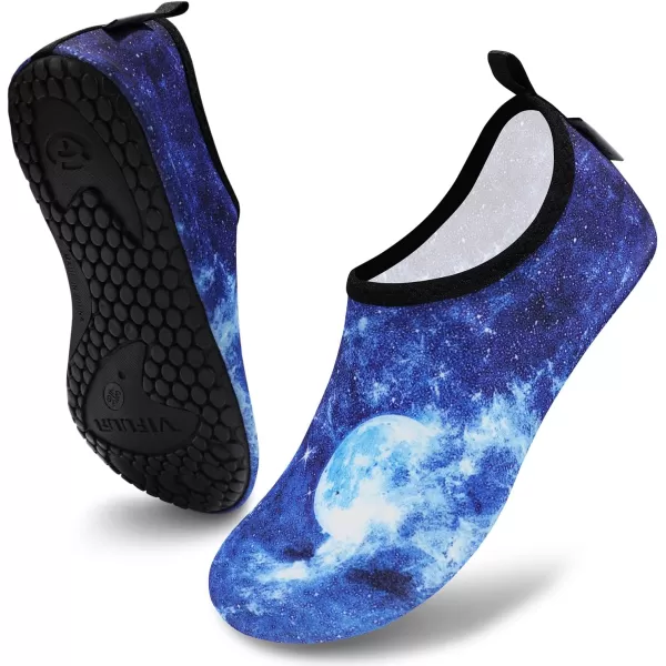 VIFUUR Water Sports Shoes Barefoot Quick-Dry Aqua Yoga Socks Slip-on for Men Women