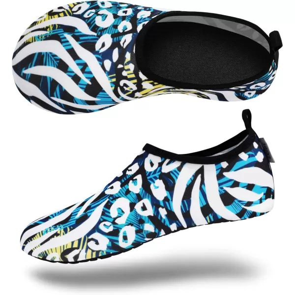 VIFUUR Water Sports Shoes Barefoot Quick-Dry Aqua Yoga Socks Slip-on for Men Women