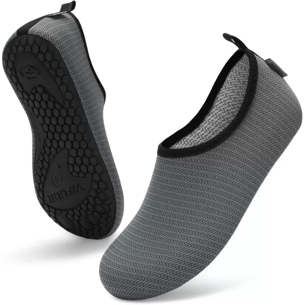 VIFUUR Water Sports Shoes Barefoot Quick-Dry Aqua Yoga Socks Slip-on for Men Women