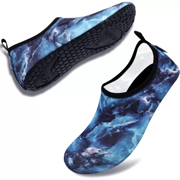 VIFUUR Water Sports Shoes Barefoot Quick-Dry Aqua Yoga Socks Slip-on for Men Women