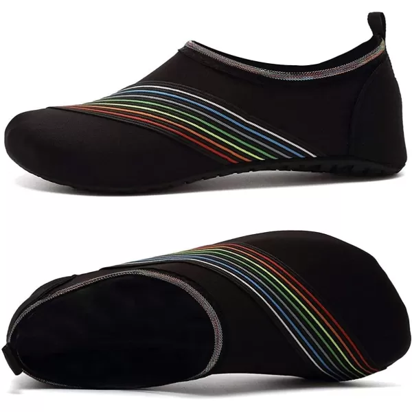 VIFUUR Water Sports Shoes Barefoot Quick-Dry Aqua Yoga Socks Slip-on for Men Women