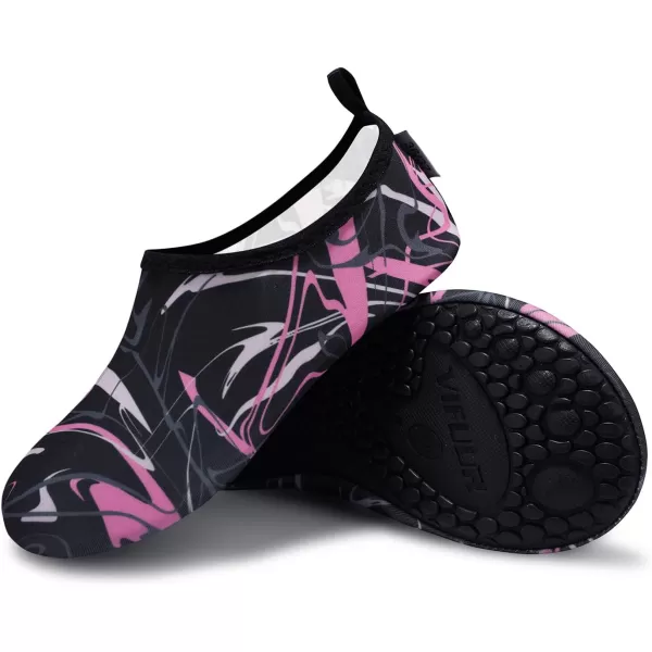 VIFUUR Water Sports Shoes Barefoot Quick-Dry Aqua Yoga Socks Slip-on for Men Women