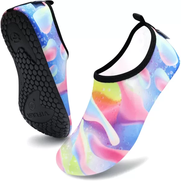 VIFUUR Water Sports Shoes Barefoot Quick-Dry Aqua Yoga Socks Slip-on for Men Women