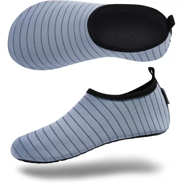 VIFUUR Water Sports Shoes Barefoot Quick-Dry Aqua Yoga Socks Slip-on for Men Women