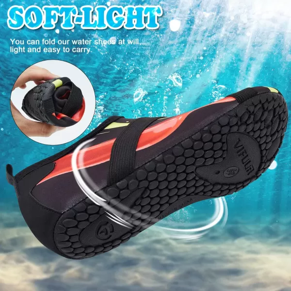 VIFUUR Womens Mens Water Shoes Barefoot Quick Dry Aqua Socks for Beach Swim Yoga Outdoor Sports