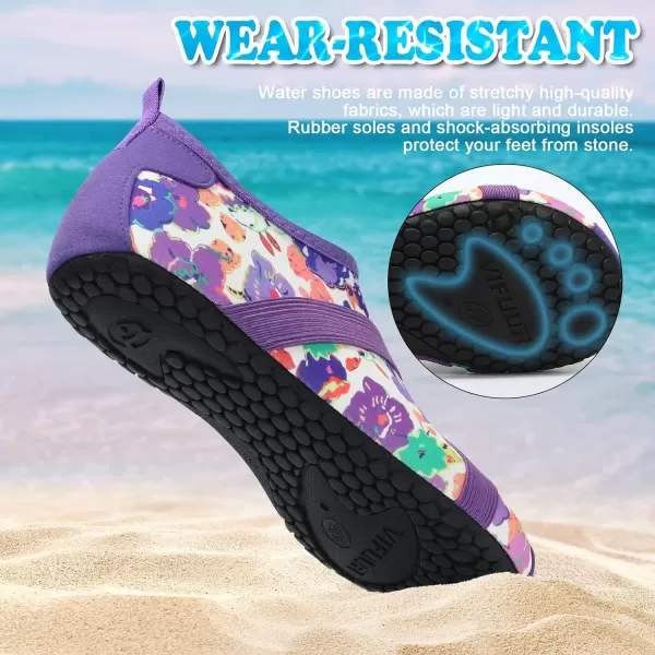 VIFUUR Womens Mens Water Shoes Barefoot Quick Dry Aqua Socks for Beach Swim Yoga Outdoor Sports