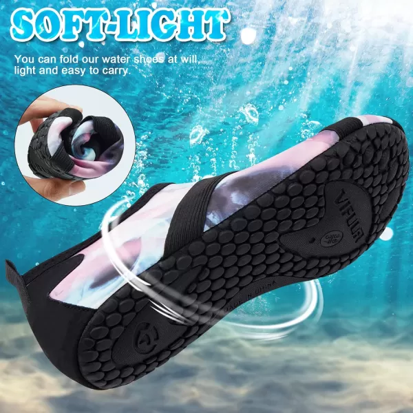 VIFUUR Womens Mens Water Shoes Barefoot Quick Dry Aqua Socks for Beach Swim Yoga Outdoor Sports