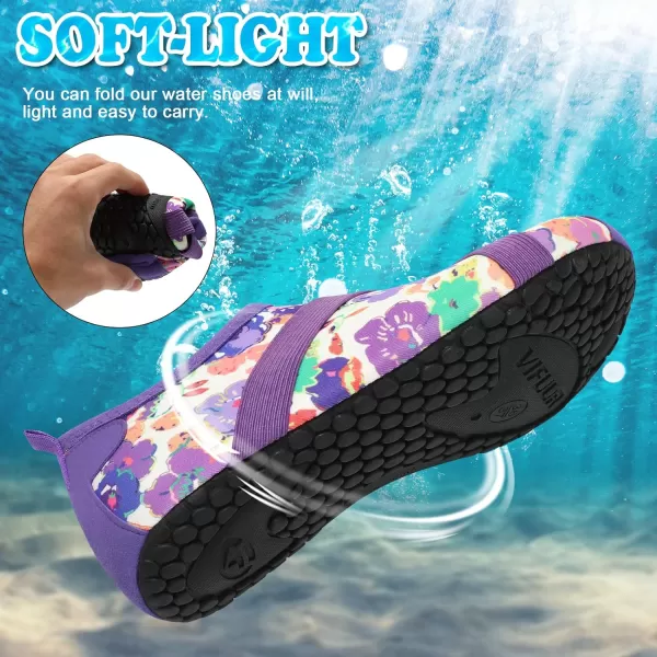 VIFUUR Womens Mens Water Shoes Barefoot Quick Dry Aqua Socks for Beach Swim Yoga Outdoor Sports