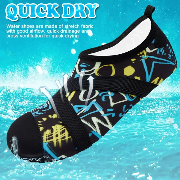 VIFUUR Womens Mens Water Shoes Barefoot Quick Dry Aqua Socks for Beach Swim Yoga Outdoor Sports