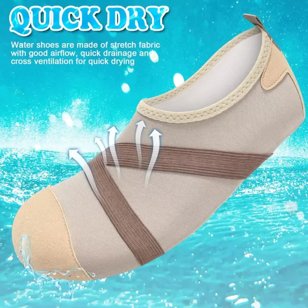 VIFUUR Womens Mens Water Shoes Barefoot Quick Dry Aqua Socks for Beach Swim Yoga Outdoor Sports