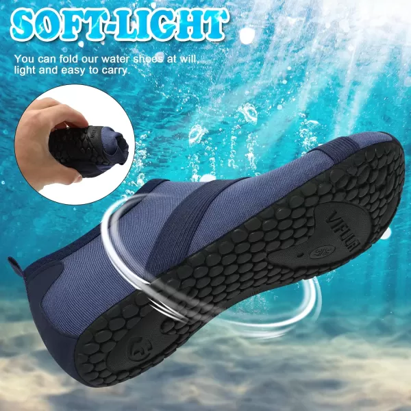 VIFUUR Womens Mens Water Shoes Barefoot Quick Dry Aqua Socks for Beach Swim Yoga Outdoor Sports