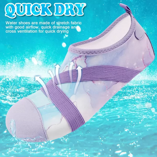 VIFUUR Womens Mens Water Shoes Barefoot Quick Dry Aqua Socks for Beach Swim Yoga Outdoor Sports