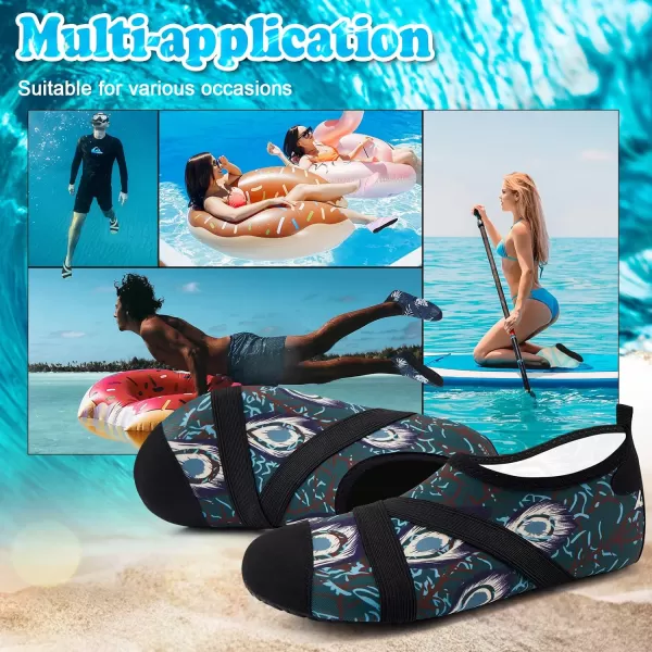 VIFUUR Womens Mens Water Shoes Barefoot Quick Dry Aqua Socks for Beach Swim Yoga Outdoor Sports