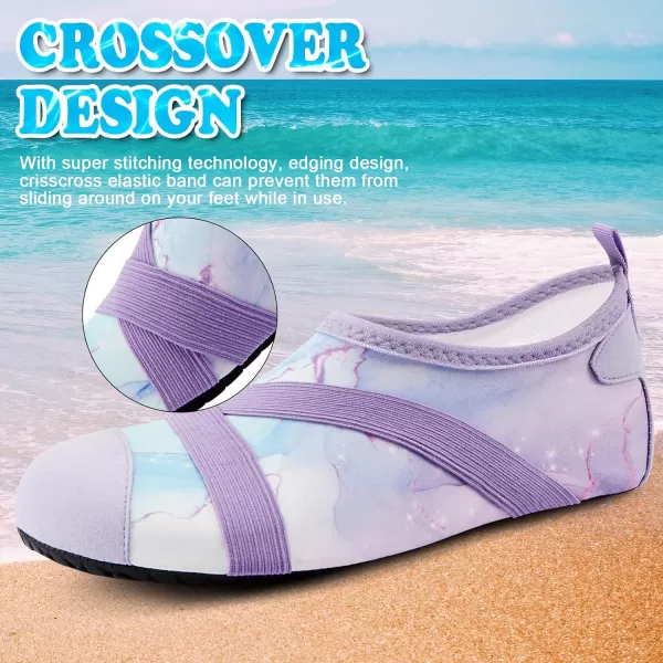 VIFUUR Womens Mens Water Shoes Barefoot Quick Dry Aqua Socks for Beach Swim Yoga Outdoor Sports
