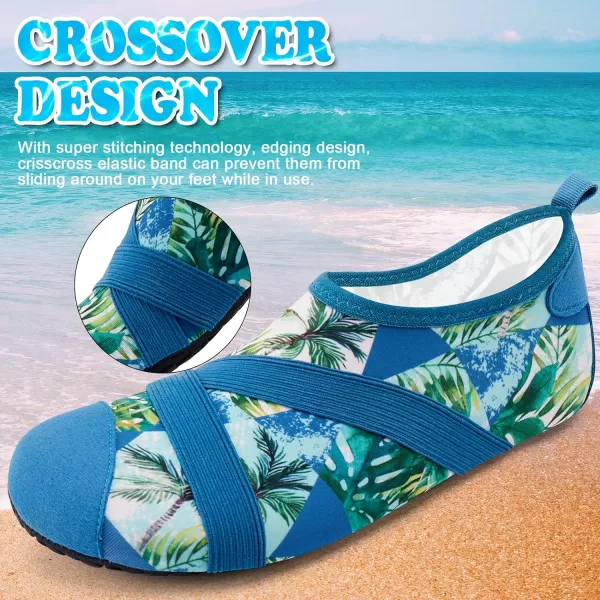 VIFUUR Womens Mens Water Shoes Barefoot Quick Dry Aqua Socks for Beach Swim Yoga Outdoor Sports