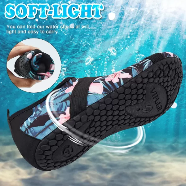 VIFUUR Womens Mens Water Shoes Barefoot Quick Dry Aqua Socks for Beach Swim Yoga Outdoor Sports