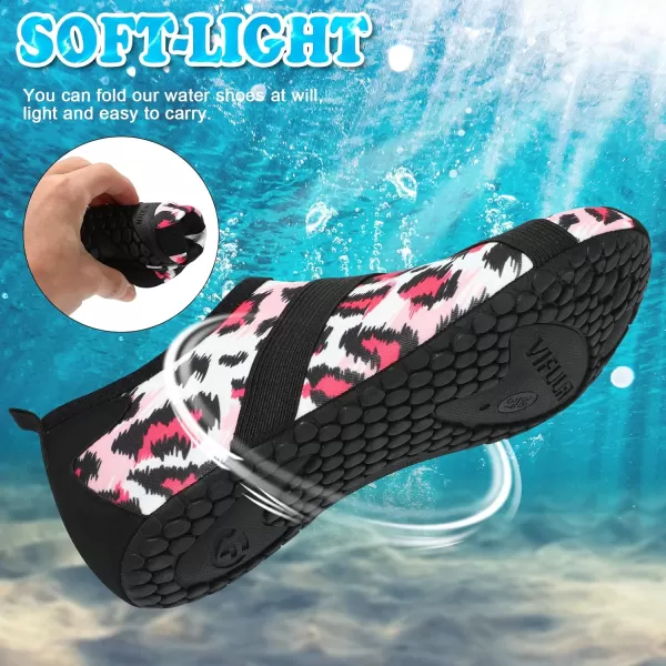 VIFUUR Womens Mens Water Shoes Barefoot Quick Dry Aqua Socks for Beach Swim Yoga Outdoor Sports