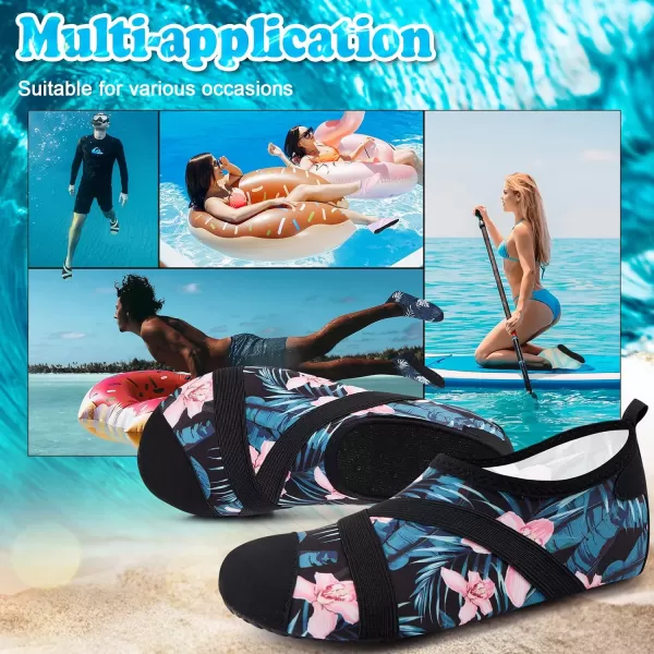 VIFUUR Womens Mens Water Shoes Barefoot Quick Dry Aqua Socks for Beach Swim Yoga Outdoor Sports