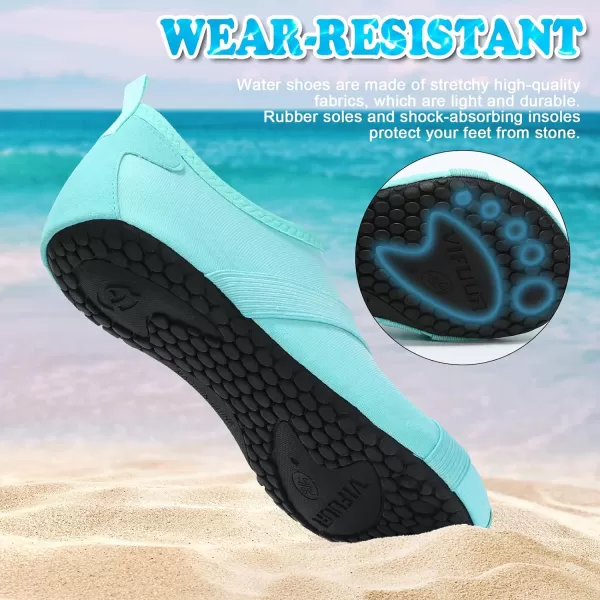 VIFUUR Womens Mens Water Shoes Barefoot Quick Dry Aqua Socks for Beach Swim Yoga Outdoor Sports