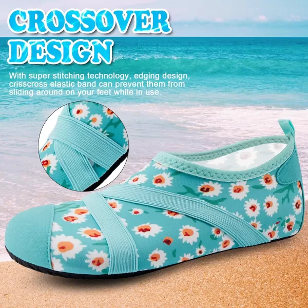 VIFUUR Womens Mens Water Shoes Barefoot Quick Dry Aqua Socks for Beach Swim Yoga Outdoor Sports