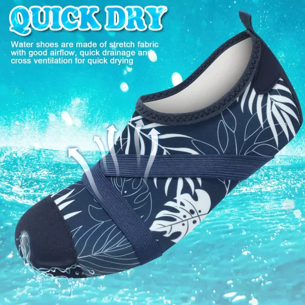 VIFUUR Womens Mens Water Shoes Barefoot Quick Dry Aqua Socks for Beach Swim Yoga Outdoor Sports