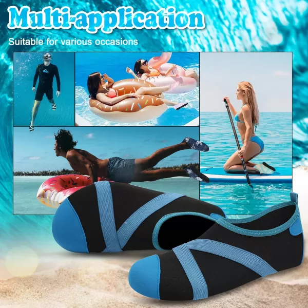 VIFUUR Womens Mens Water Shoes Barefoot Quick Dry Aqua Socks for Beach Swim Yoga Outdoor Sports