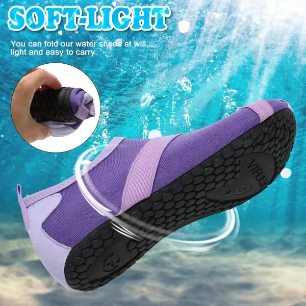 VIFUUR Womens Mens Water Shoes Barefoot Quick Dry Aqua Socks for Beach Swim Yoga Outdoor Sports