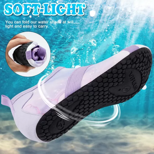 VIFUUR Womens Mens Water Shoes Barefoot Quick Dry Aqua Socks for Beach Swim Yoga Outdoor Sports
