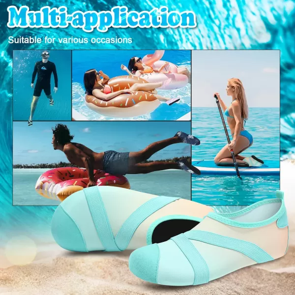 VIFUUR Womens Mens Water Shoes Barefoot Quick Dry Aqua Socks for Beach Swim Yoga Outdoor Sports
