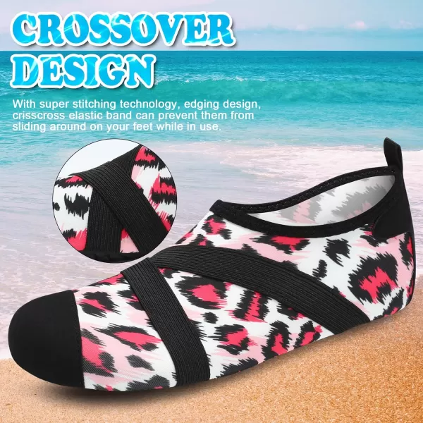 VIFUUR Womens Mens Water Shoes Barefoot Quick Dry Aqua Socks for Beach Swim Yoga Outdoor Sports