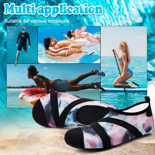 VIFUUR Womens Mens Water Shoes Barefoot Quick Dry Aqua Socks for Beach Swim Yoga Outdoor Sports