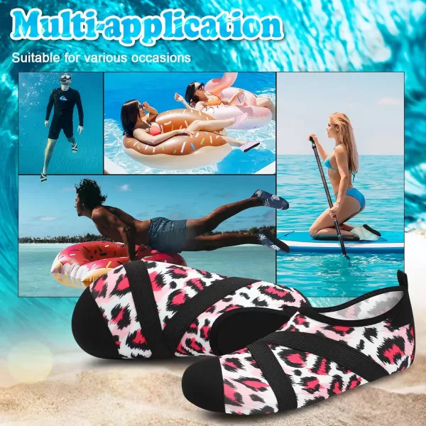 VIFUUR Womens Mens Water Shoes Barefoot Quick Dry Aqua Socks for Beach Swim Yoga Outdoor Sports