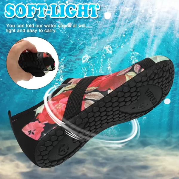 VIFUUR Womens Mens Water Shoes Barefoot Quick Dry Aqua Socks for Beach Swim Yoga Outdoor Sports
