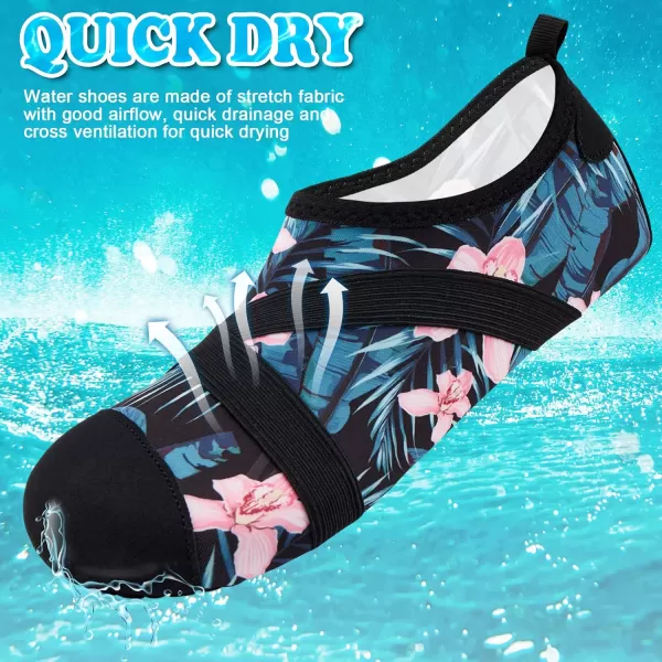 VIFUUR Womens Mens Water Shoes Barefoot Quick Dry Aqua Socks for Beach Swim Yoga Outdoor Sports