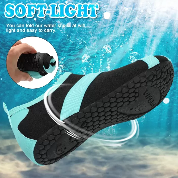VIFUUR Womens Mens Water Shoes Barefoot Quick Dry Aqua Socks for Beach Swim Yoga Outdoor Sports