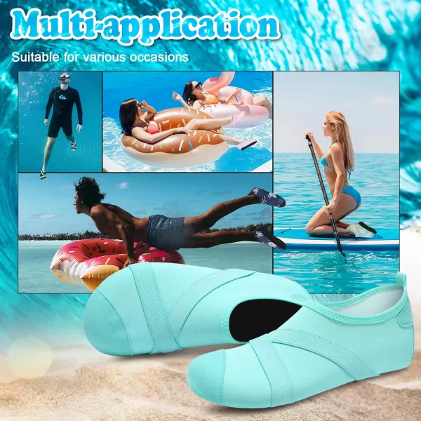 VIFUUR Womens Mens Water Shoes Barefoot Quick Dry Aqua Socks for Beach Swim Yoga Outdoor Sports