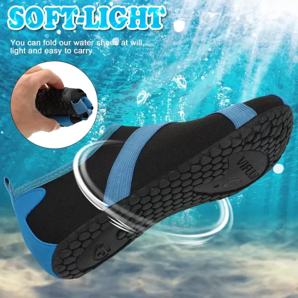 VIFUUR Womens Mens Water Shoes Barefoot Quick Dry Aqua Socks for Beach Swim Yoga Outdoor Sports