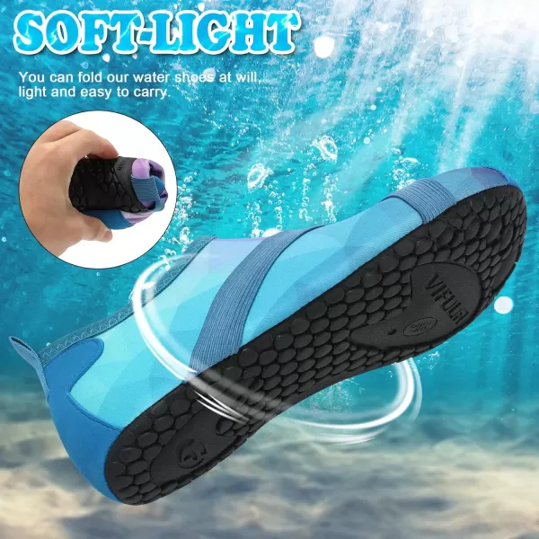 VIFUUR Womens Mens Water Shoes Barefoot Quick Dry Aqua Socks for Beach Swim Yoga Outdoor Sports