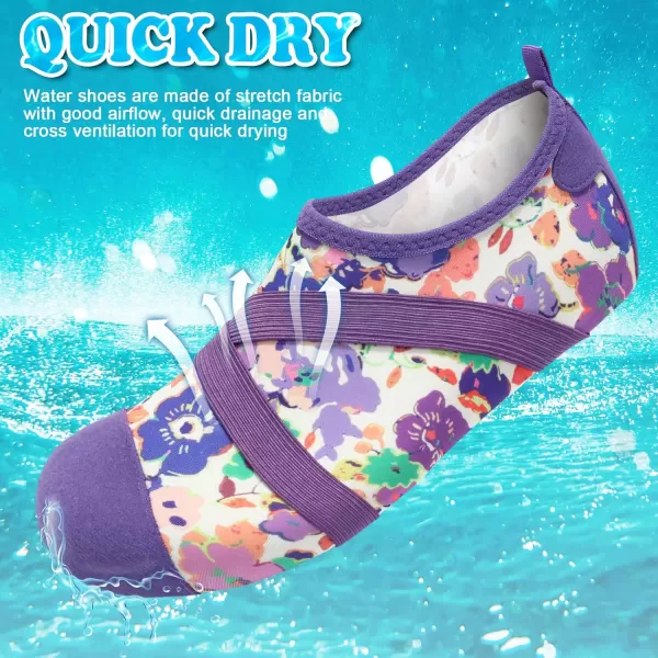 VIFUUR Womens Mens Water Shoes Barefoot Quick Dry Aqua Socks for Beach Swim Yoga Outdoor Sports