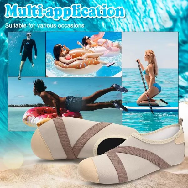 VIFUUR Womens Mens Water Shoes Barefoot Quick Dry Aqua Socks for Beach Swim Yoga Outdoor Sports