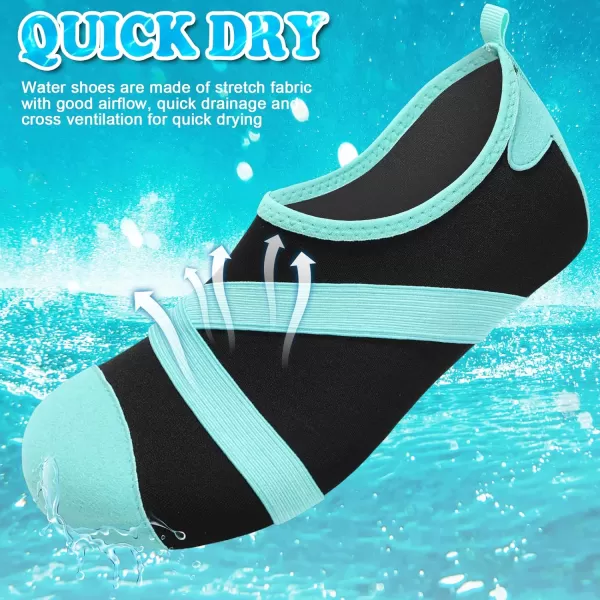 VIFUUR Womens Mens Water Shoes Barefoot Quick Dry Aqua Socks for Beach Swim Yoga Outdoor Sports