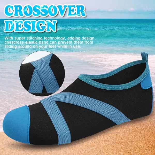 VIFUUR Womens Mens Water Shoes Barefoot Quick Dry Aqua Socks for Beach Swim Yoga Outdoor Sports